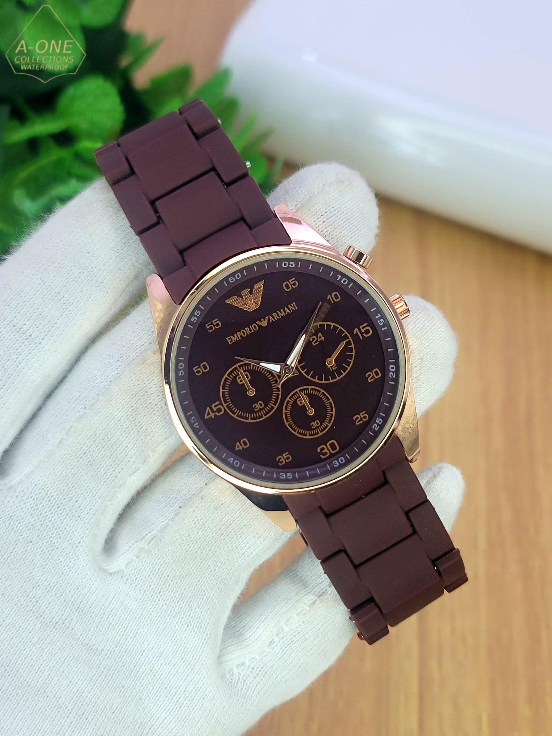 Emporio Armani Men’s Luxury Watch – Elegant Design with Oyster Bracelet