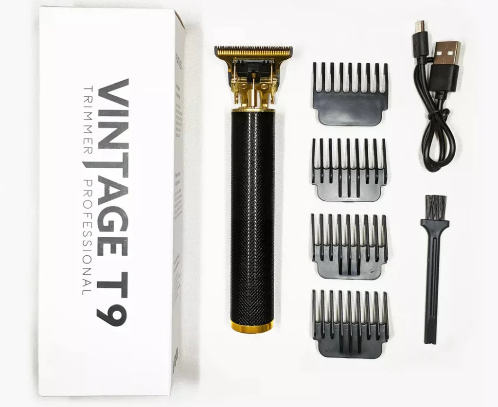 T9 Metal Body Hair Trimmer for Men – Golden Finish