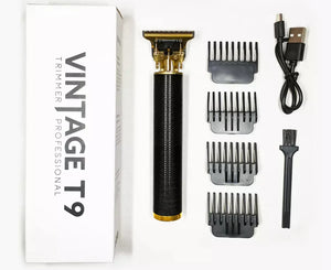 T9 Metal Body Hair Trimmer for Men – Golden Finish