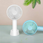 Portable USB Mini Fan – Rechargeable 3-Speed Handheld  Cooling Fan (Random Color)